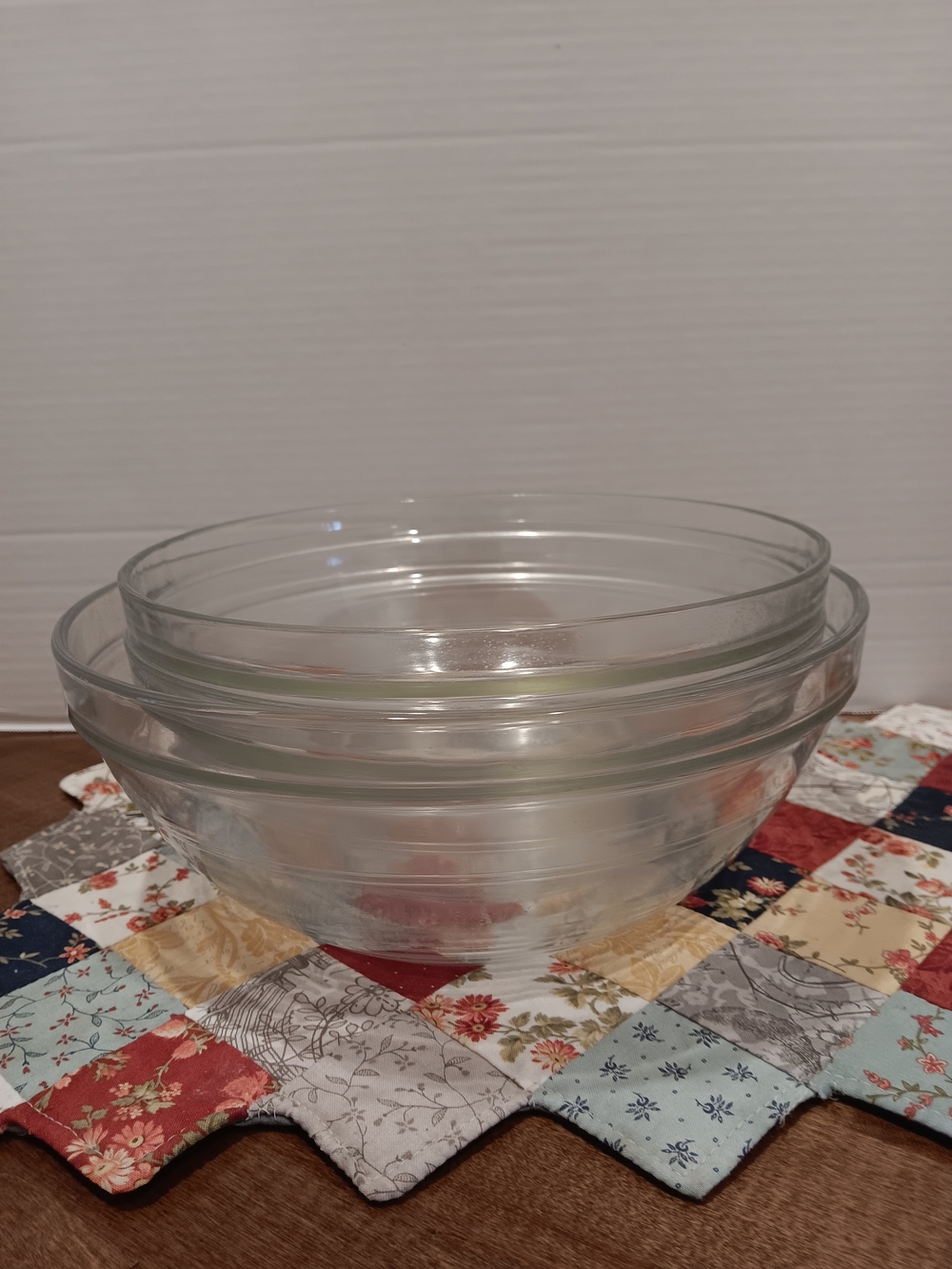 Duralex Clear Glass Mixing Bowls